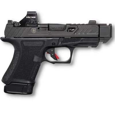 Shadow Systems CR920P War Poet Handgun 9mm Luger 13rd Magazines(2) 3.75" Fluted Black Barrel Holosun 507K