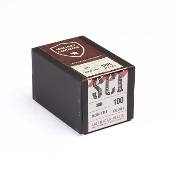 Atlanta Arms Specialty Cartridge .355 380 100GR FMJ Bullets 100/ct