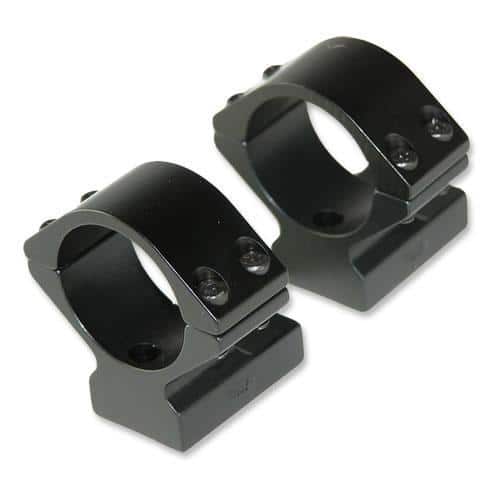 Talley Lightweight Alloy Scope Mounts - Black Anodized - 1" - Low Knight MK 85Tikka T3 and Tikka Master