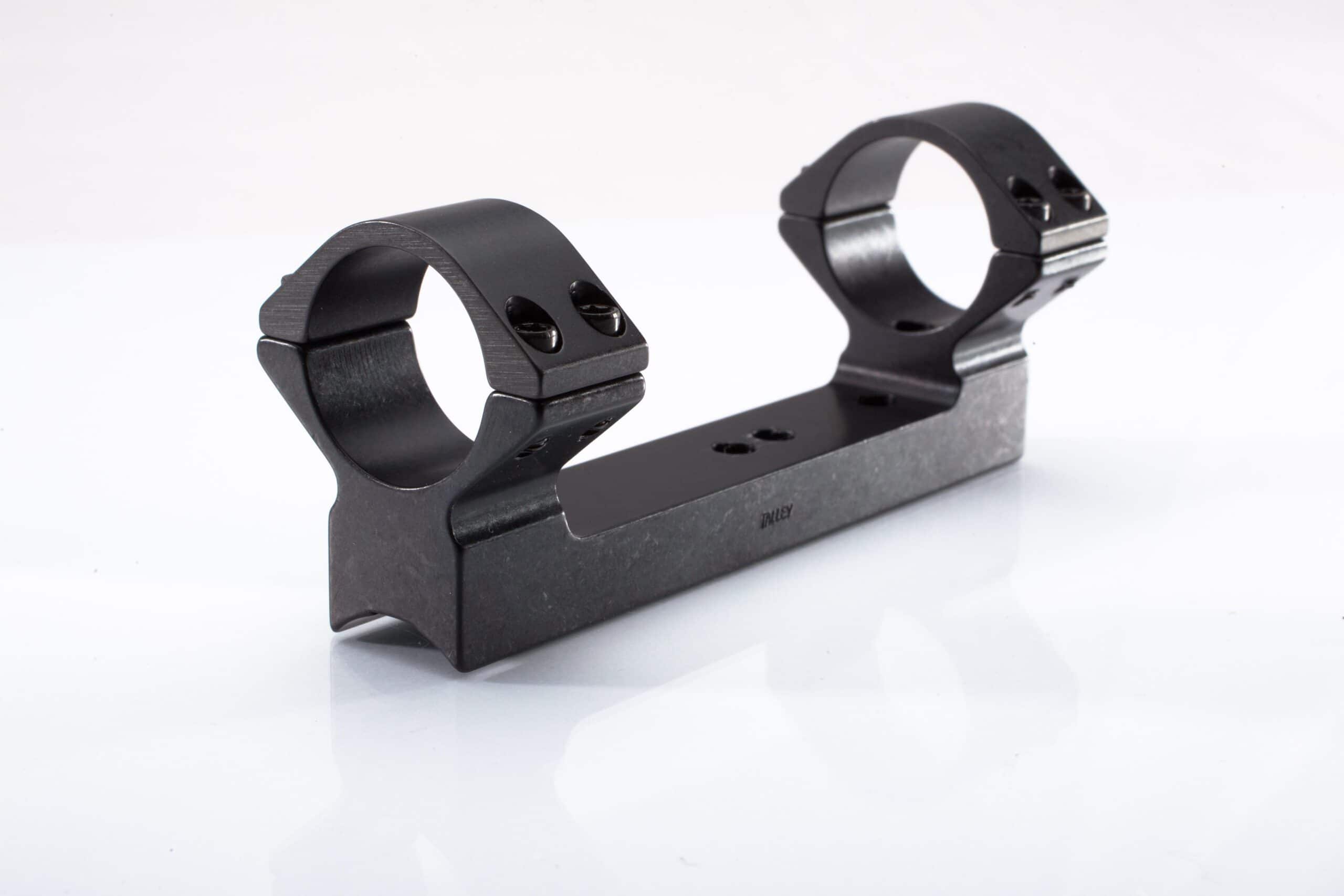 Talley Lightweight Alloy Mount Combo - Extended Thompson Center Encore- Omega Triumph & Pro Hunter - Black Anodized - 1" Low