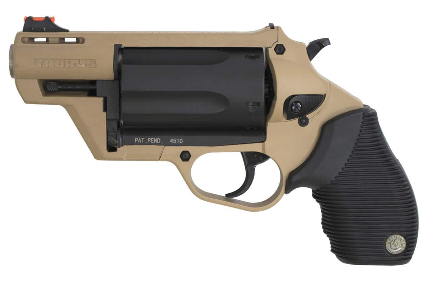Taurus Judge Public Defender Polymer Handgun .45 Colt/.410 ga 5rd Capacity 2" Barrel Brown Frame