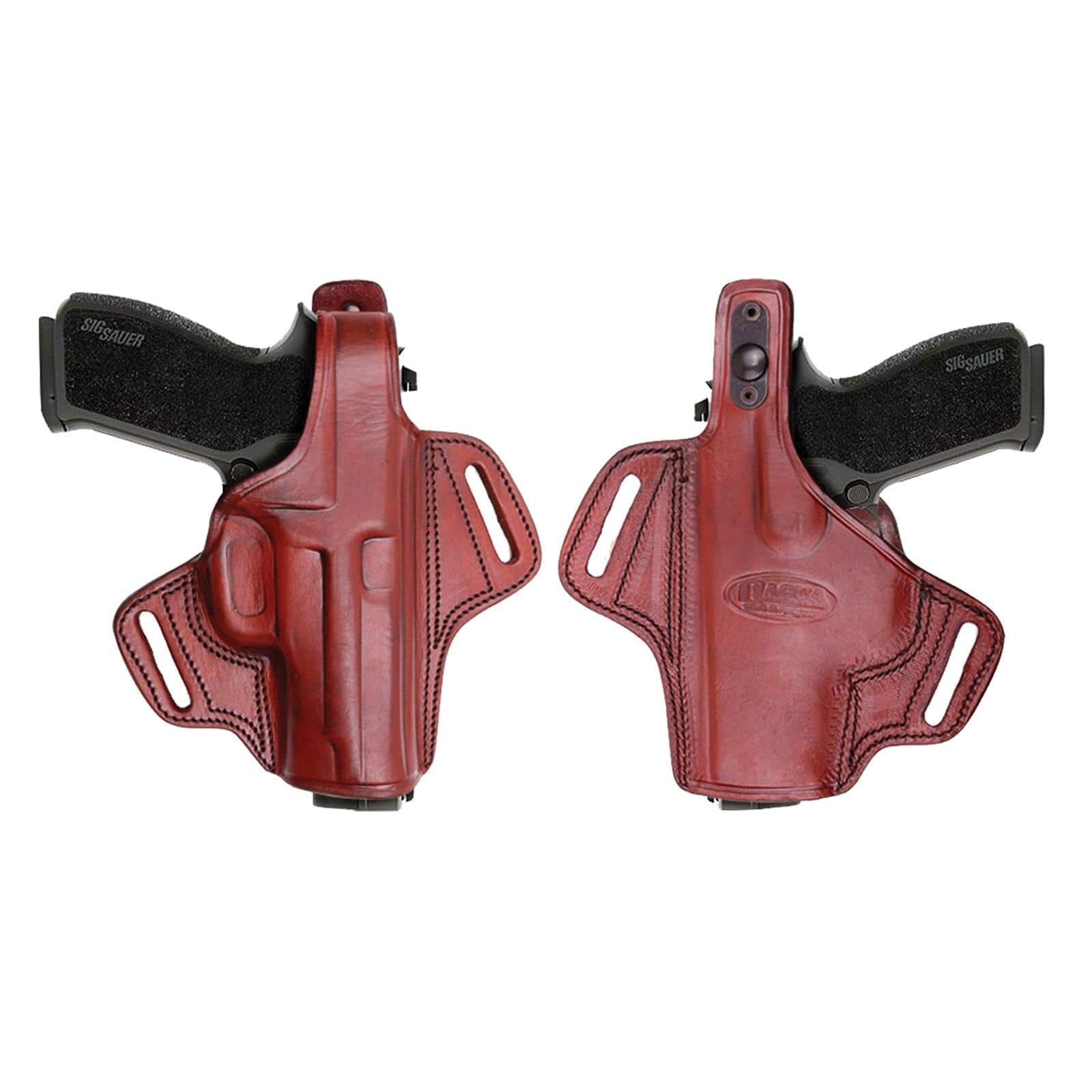 Tagua Gunleather Thumb Break Belt Holster for S&W J Frame 2-1/8" Brown Right Hand