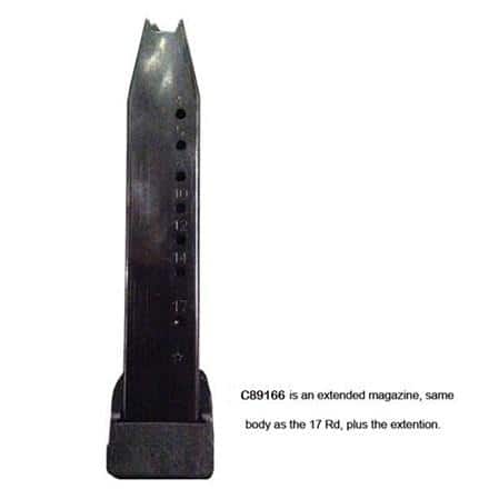 Beretta Factory PX4 Extended Magazine 9mm Black Steel 20/rd