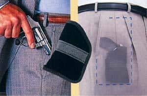 Uncle Mike's Inside the Pocket Holsters 2" 5 shot revolvers; Sigma .380
