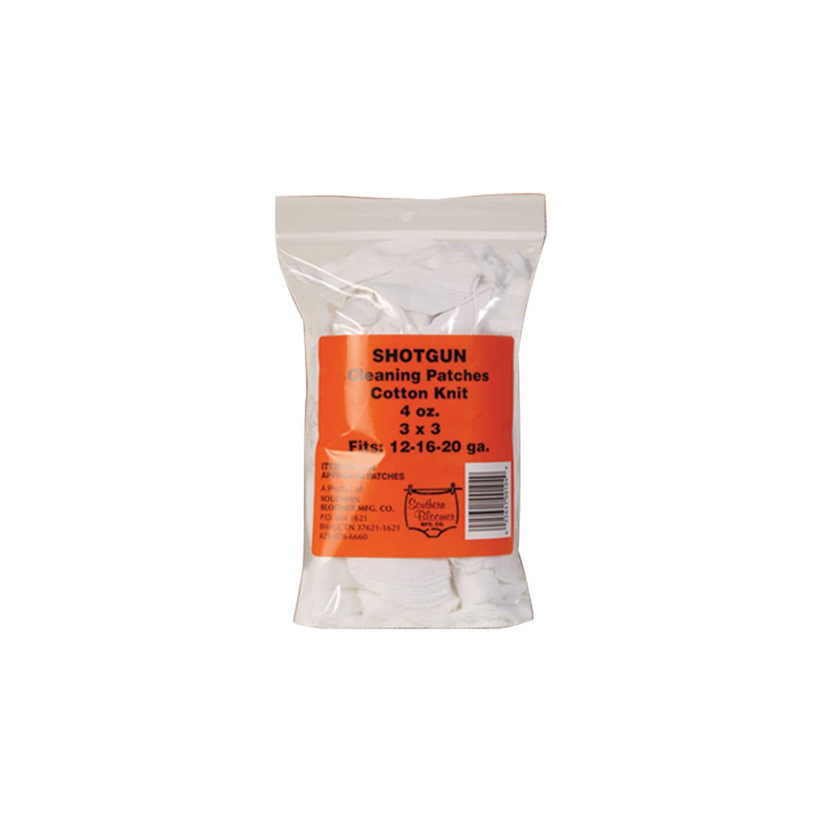 Southern Bloomer Shotgun Cleaning Patches 3x3" 85/ct