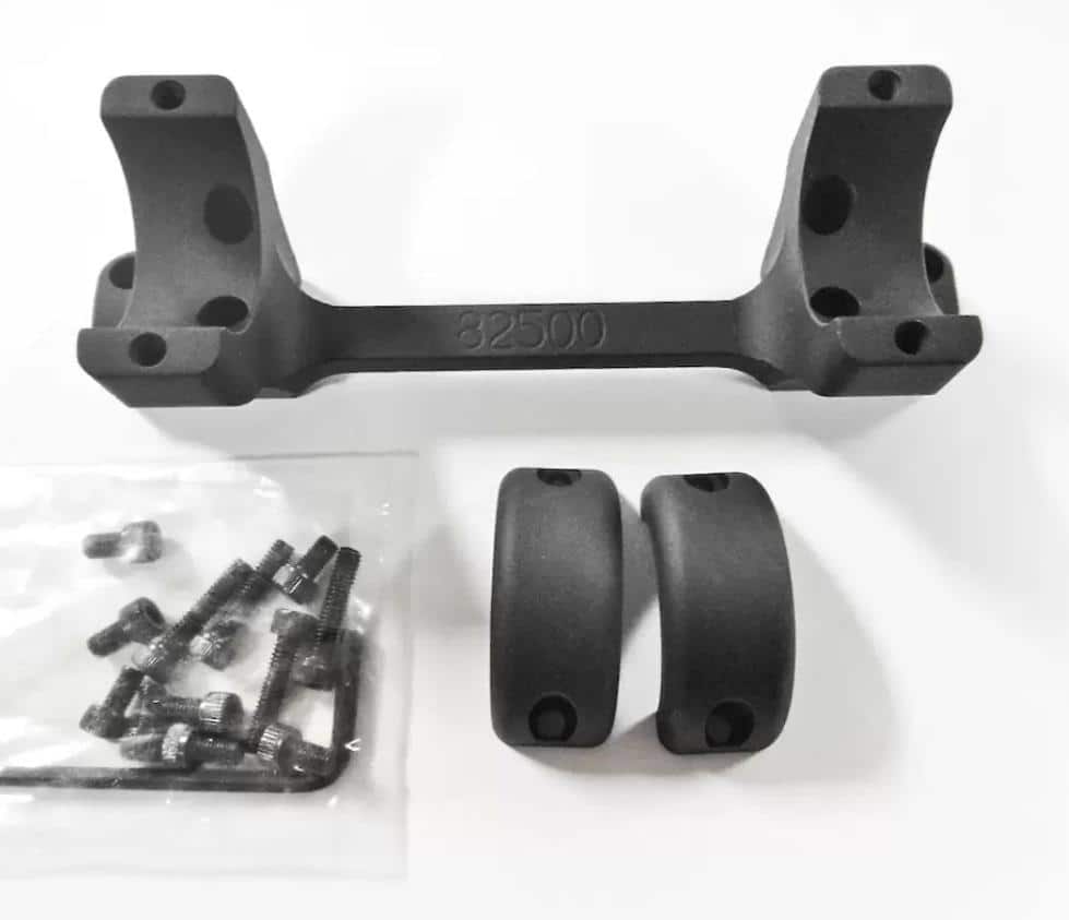 DNZ Game Reaper Browning Rifle Scope All Bar & L/R BLR Receiver Mount 30mm High - Black