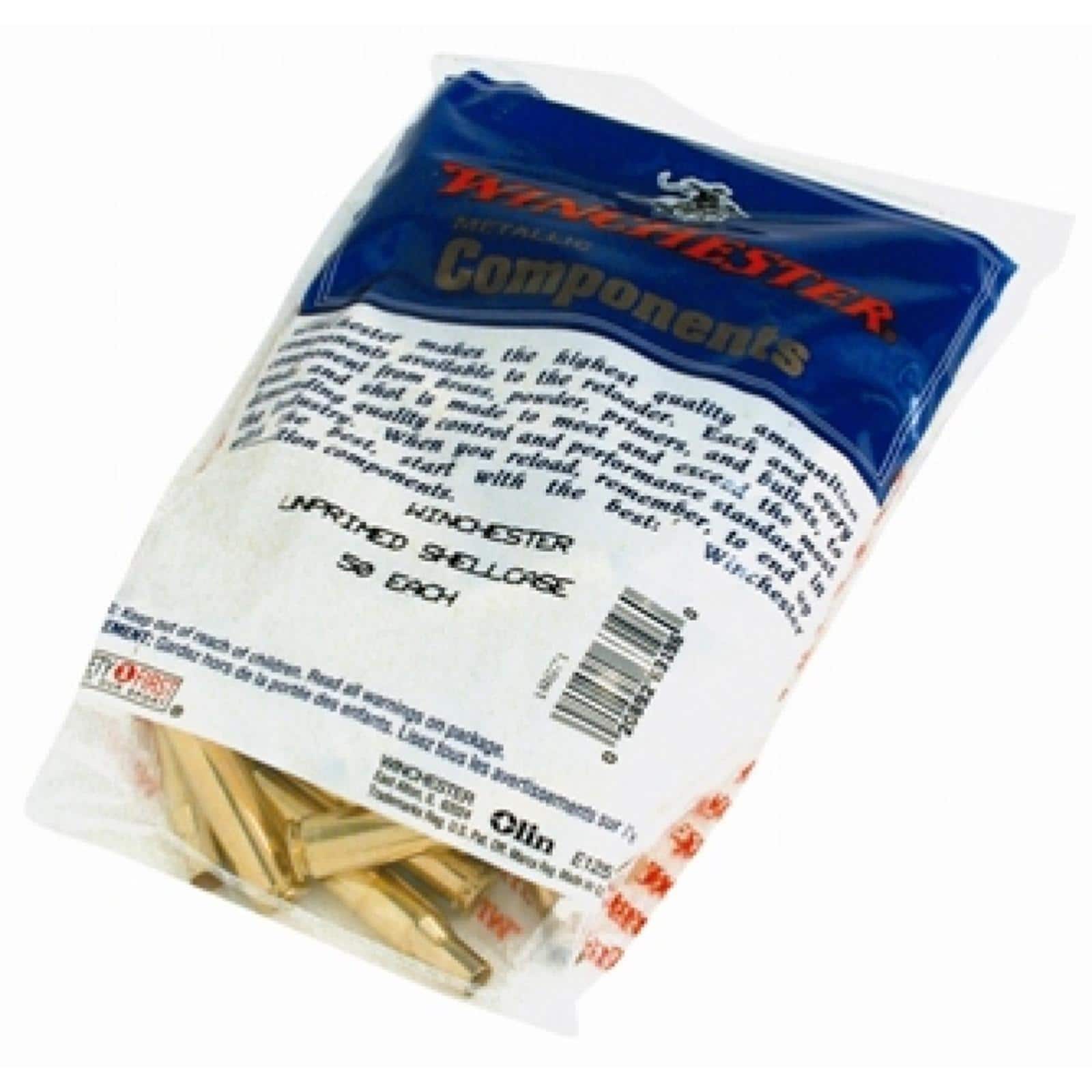 Winchester Unprimed Brass Rifle Cartridge Cases 50/ct .30-06 Sprg