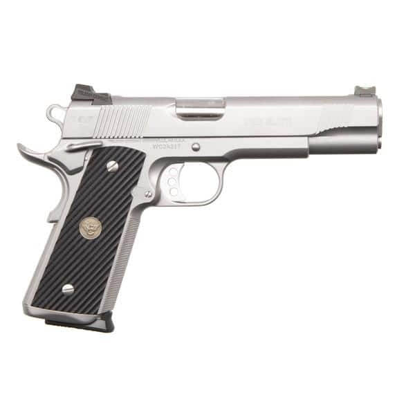 Wilson Combat CQB Elite Full Size Handgun .45 ACP 8rd Magazines (2) 5" Barrel Stainless Glass Bead Blast Ambidextrous Safety
