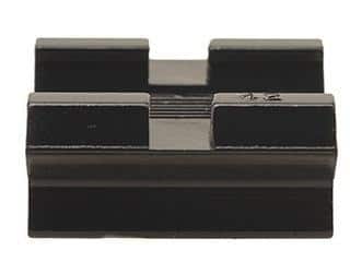 Weaver Standard Top Mount Aluminum Scope Base - Gloss Black - #42 - FRONT Mossberg Remington