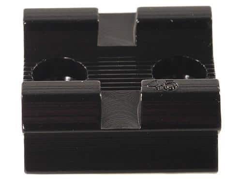 Weaver Standard Top Mount Aluminum Scope Base - Gloss Black - #45 - FRONT/REAR Modern Muzzleloader Springfield