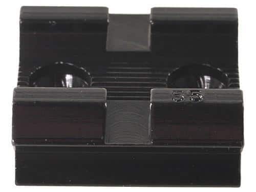 Weaver Standard Top Mount Aluminum Scope Base - Gloss Black - #55 - REAR High Standard