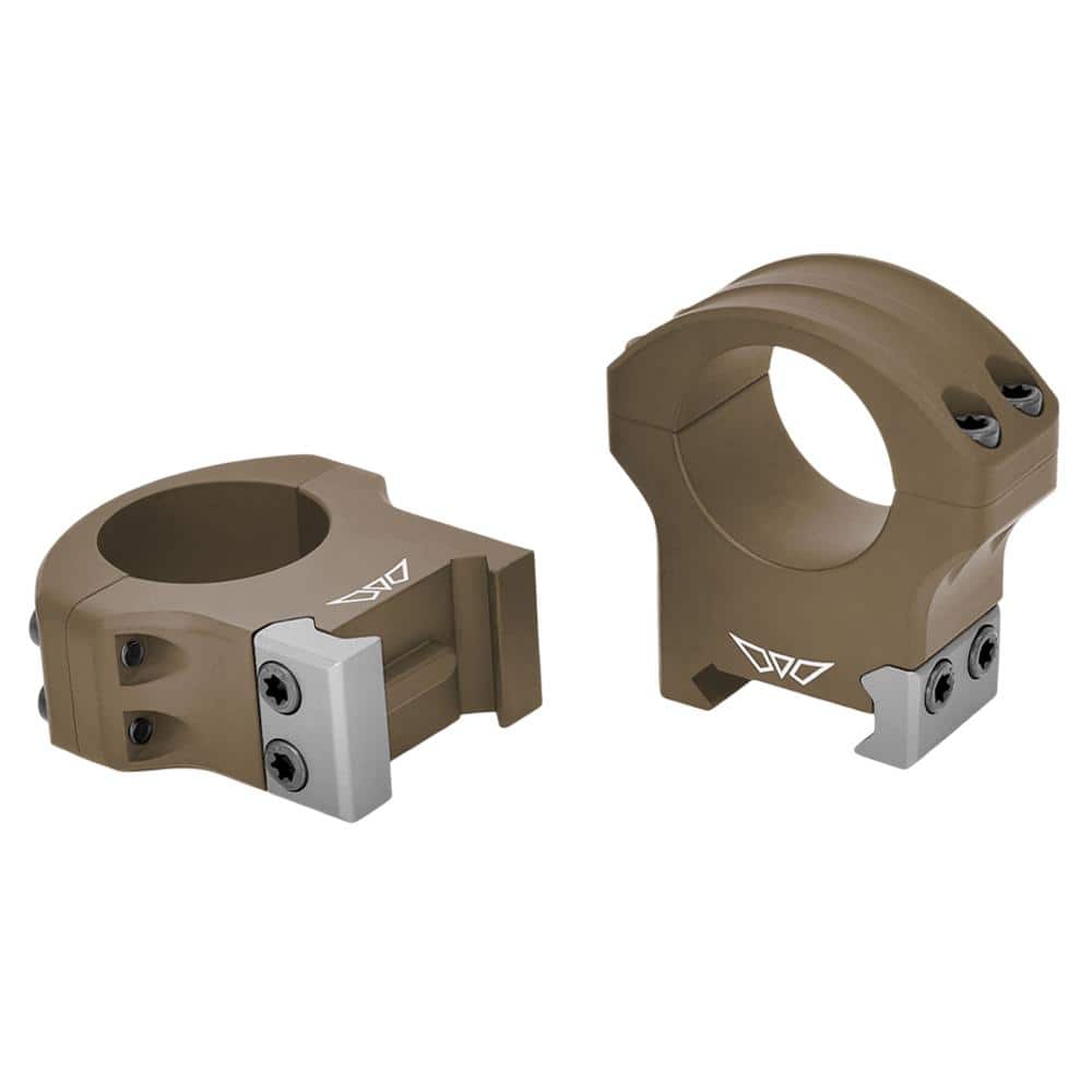 Warne HyperLite 1 inch High Dark Earth Scope Rings
