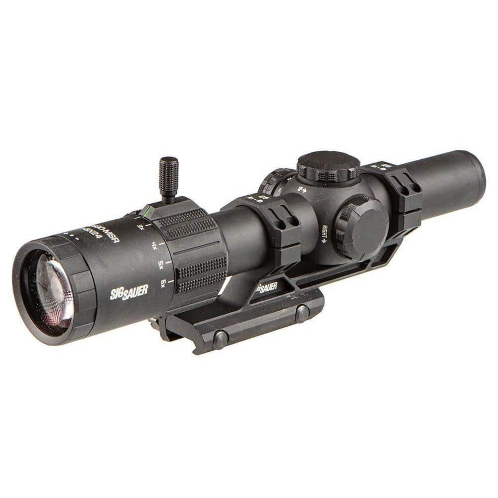 Sig Sauer Tango-MSR LPVO Rifle Scope 1-6x24 30mm FFP Illum MSR BDC6 Reticle Black