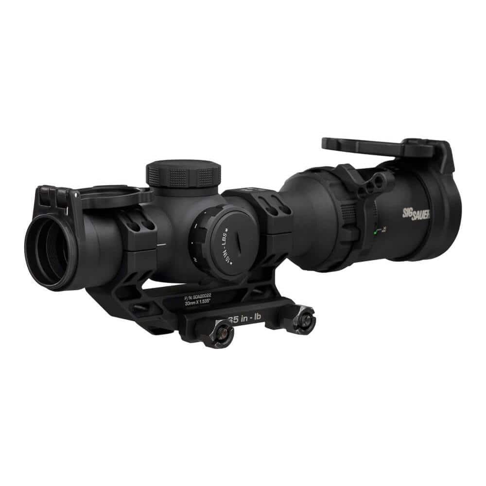 Sig Sauer Tango-MSR Compact Rifle Scope 1-8x24mm 30mm SFP BDC8 Illum Black with Mount