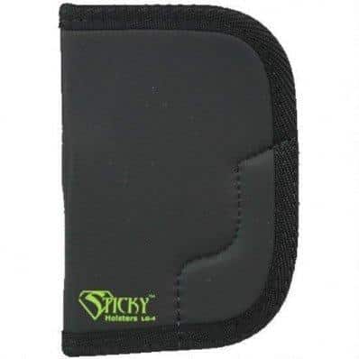 Sticky Holsters Large Sticky Pocket Holster for 3" Revolvers Grey Ambi