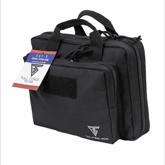 Full Forge Gear CAT-2 Double Pistol Case Black