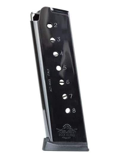 Rock Island Armory ACT-MAG Magazine for Full Size 1911 .45ACP Blued 8/rd