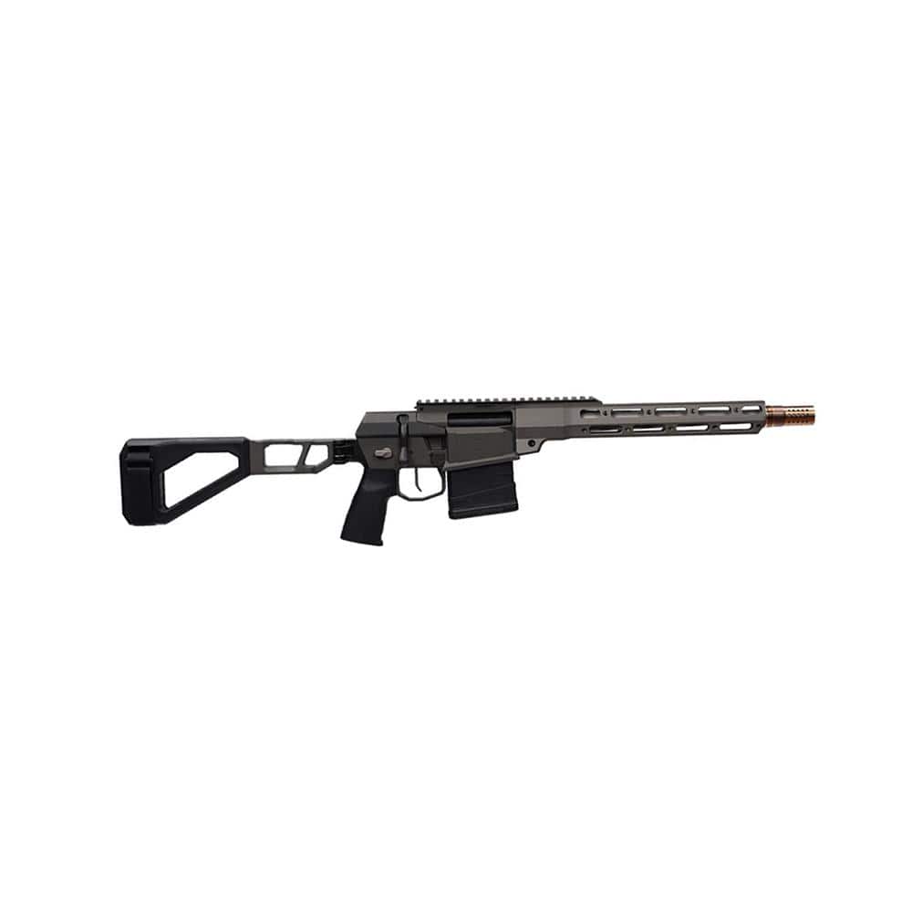 Q Fix 8.6 BLK Pistol 8.6 BLK 10rd Magazine 12" Barrel Grey w/Black Accents Brace