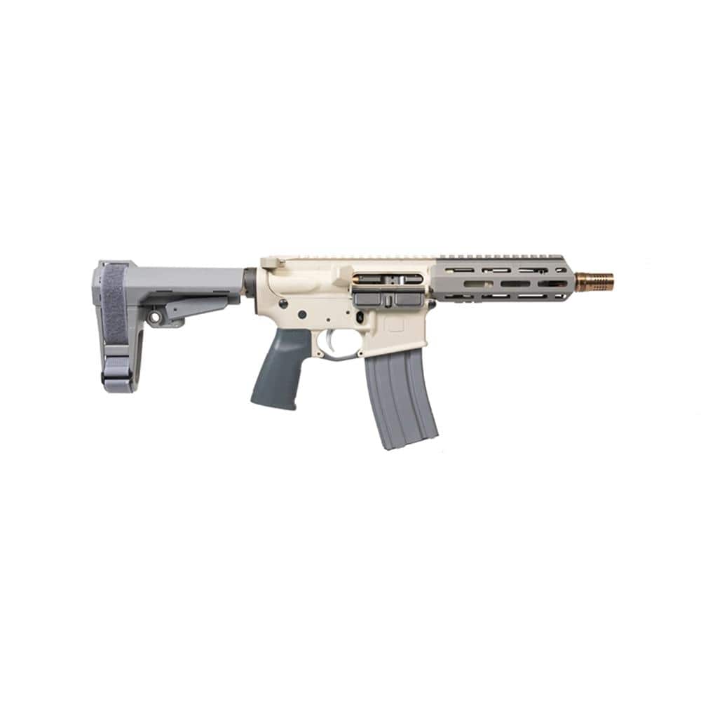 Q Sugar Weasel Handgun .300 BLk 30rd Magazine 7" 5/8x24 Threaded Barrel Grey with Brace