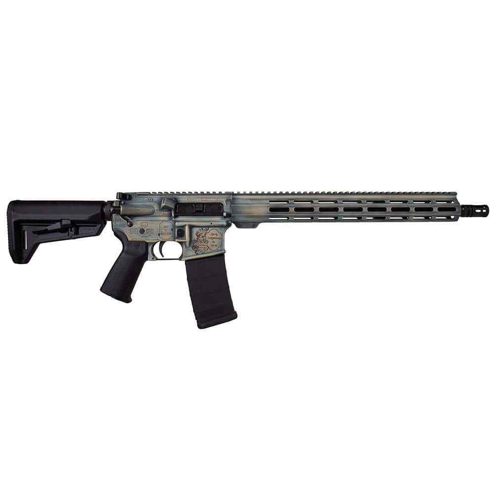 Shark Coast Tactical "Liberty AR Patina" AR-15 Rifle 5.56mm 30rd Magazine 16" Barrel 15" MLOK Handguard