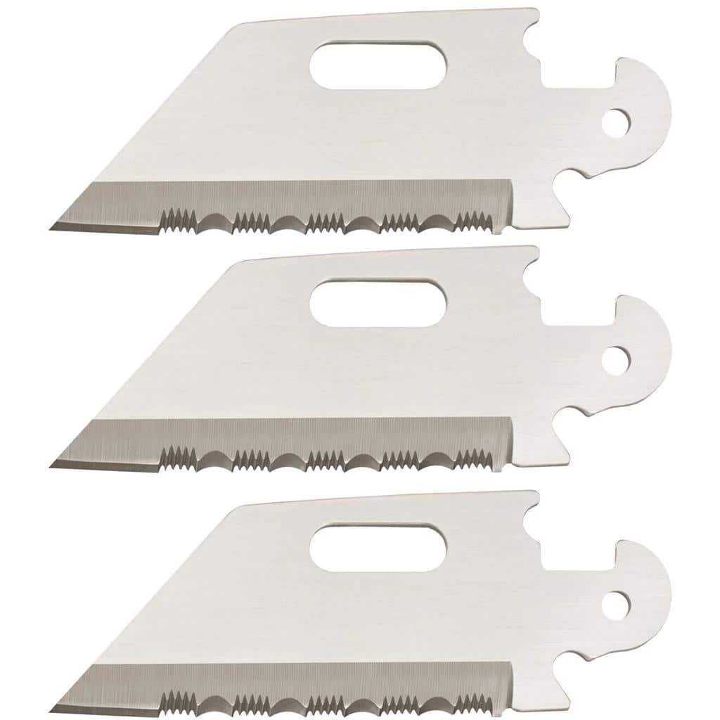 Cold Steel Click-N-Cut Replacement Blade 3/pk - 2-1/2" Reverse Tanto Serrated