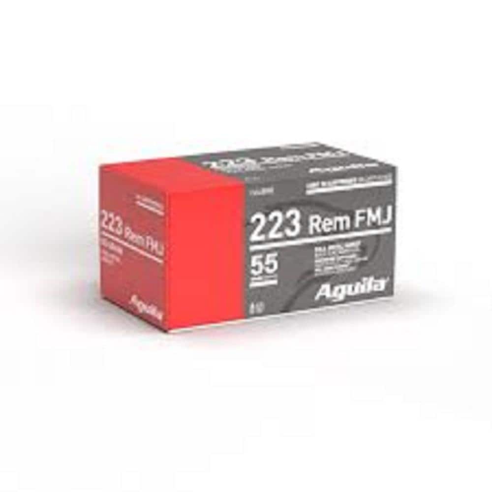 Aguila Rifle Ammunition .223 Rem 55 gr FMJ 3215 fps 1000/ct