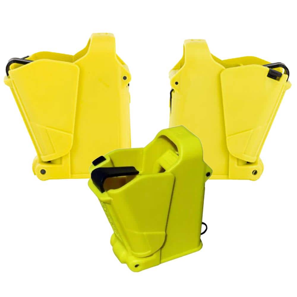 Maglula UpLULA Universal Pistol Mag Loader/Unloader 9mm TO .45 cal - Lemon
