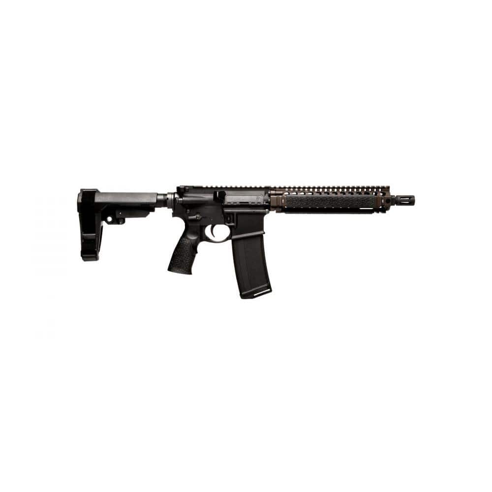 Daniel Defense MK18 FDE Pistol 5.56 NATO 32rd Magazine 10.3" Barrel Brace