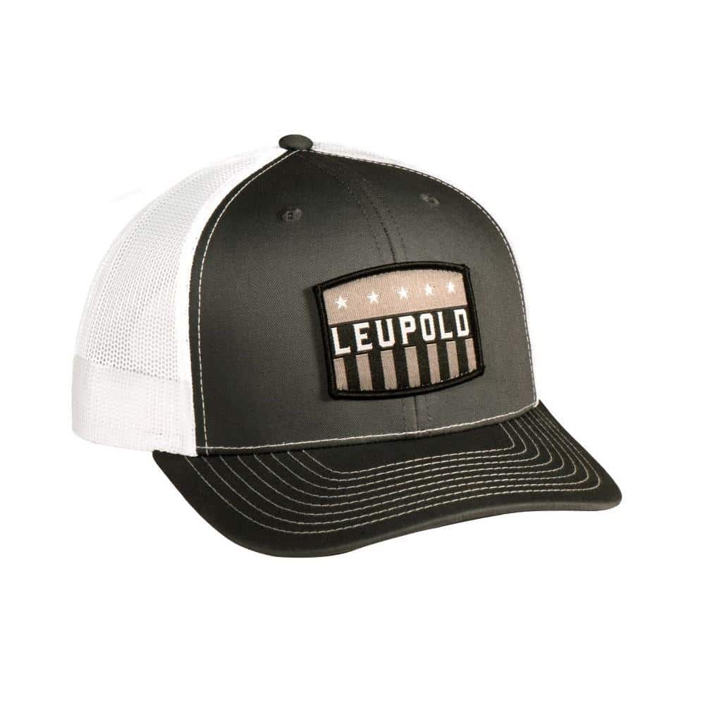Leupold USA Trucker Cap Charcoal/White