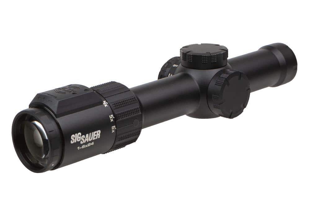 Sig Sauer EASY6-BDX Tactical Rifle Scope 1-6x24 30mm Digital Focal PLane BDX-R LPVO - Black