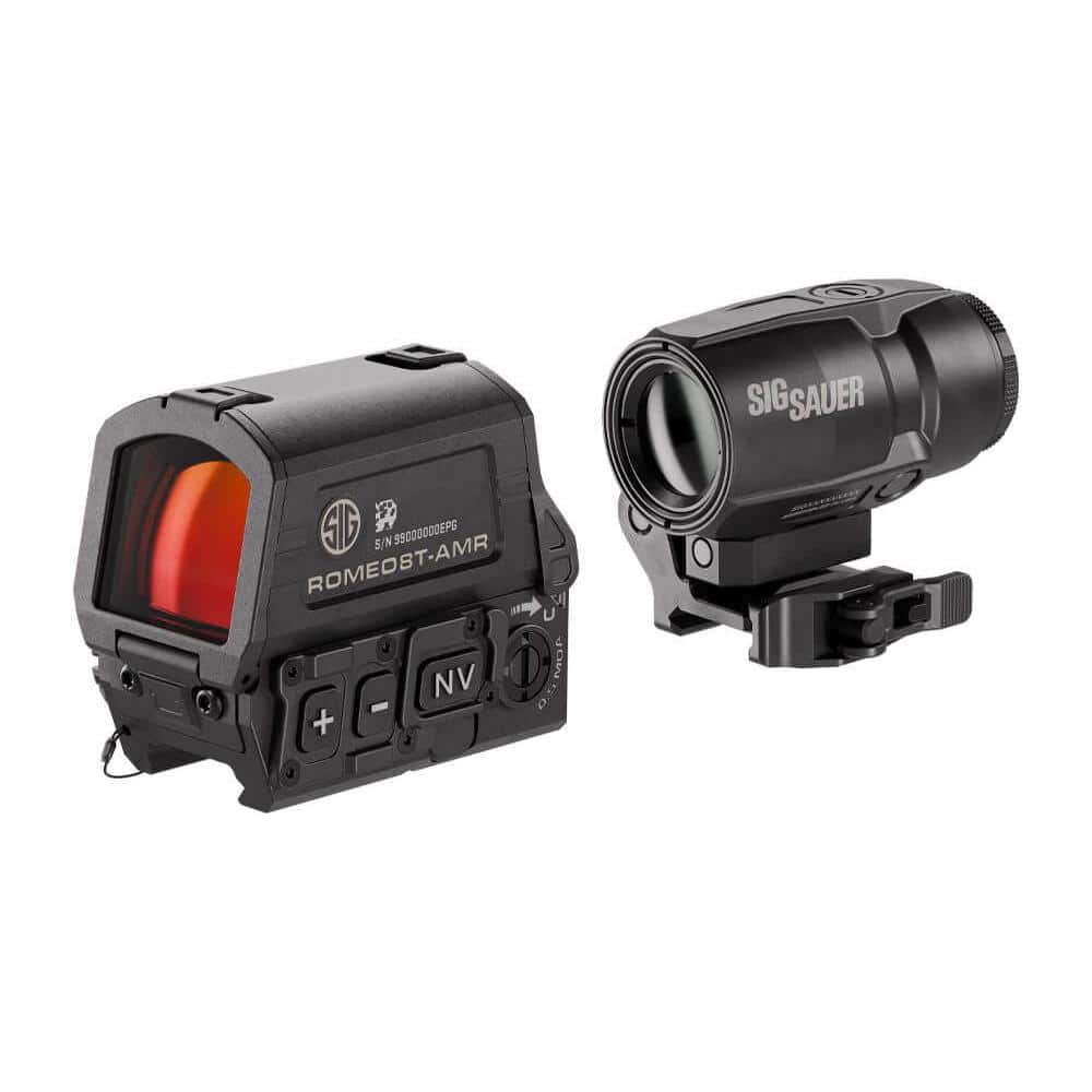 Sig Sauer Romeo8T-AMR Red Dot and Juliet3T-AMR Magnifier Combo Kit