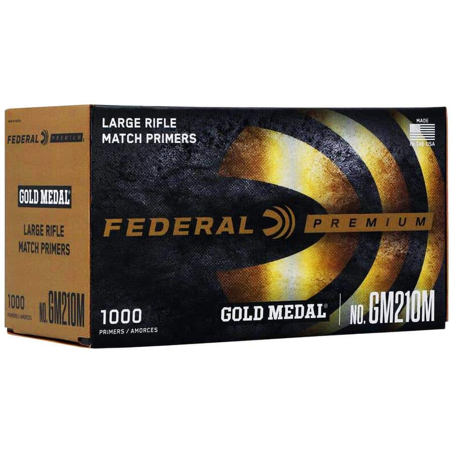 Federal Premium Gold Medal Centerfire Primers-Large Rifle Match