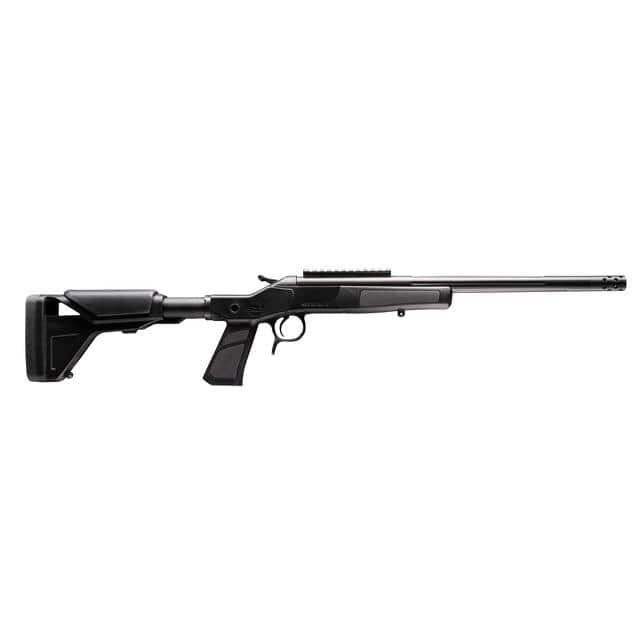 CVA Scout XP-SB Rifle 6mm ARC Single Shot 16.5" Threaded Fluted Stainless Steel Barrel w/Graphite Black Stock