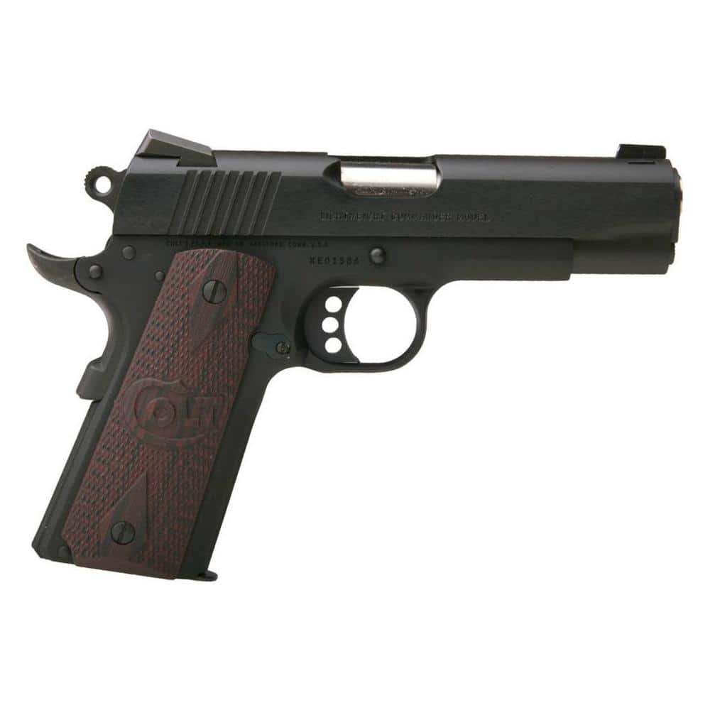 Colt Lightweight Commander Handgun .45 ACP 8rd Magazine 4.25" Barrel Black with Rosewood Grips OR