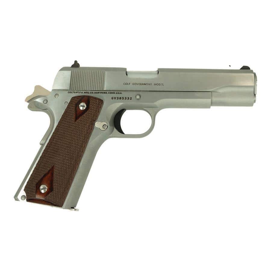 Colt Classic Series Government Model Handgun 9mm Luger 8rd Magazines 5" Stainless Steel