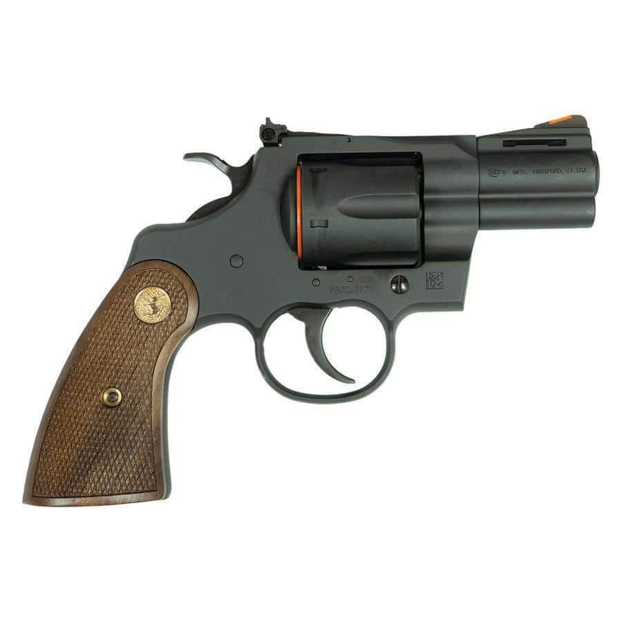 Colt Python Rugged Matte Blued Handgun .357 Mag 6rd Capacity 2.5" Barrel Walnut Grips