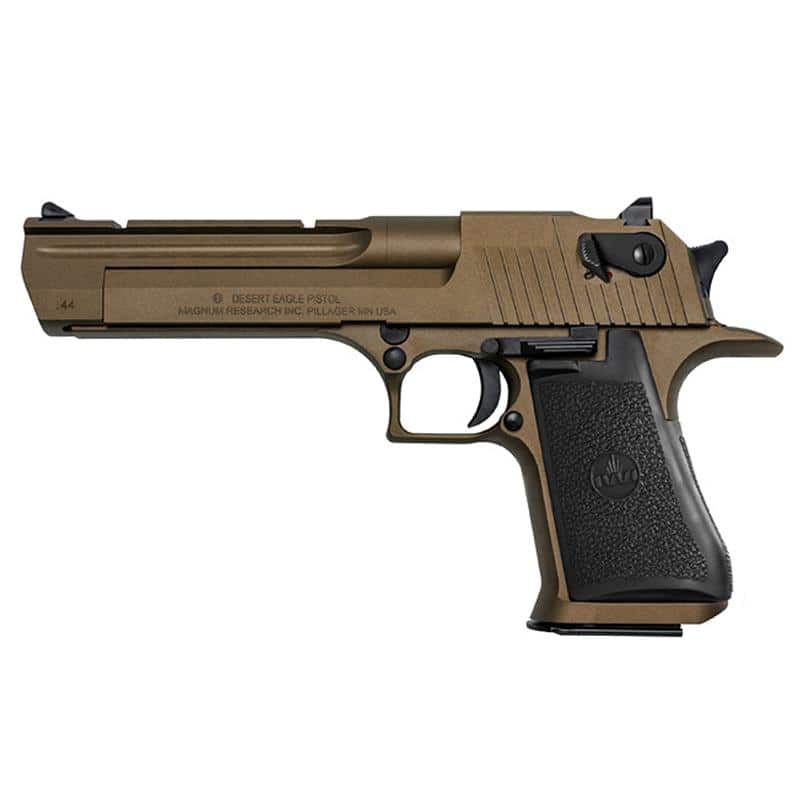 Magnum Research Desert Eagle Mark XIX Handgun .44 Magnum Mark XIX 8rd Magazine 6" Barrel Bronze Cerakote CA Compliant **BLEM