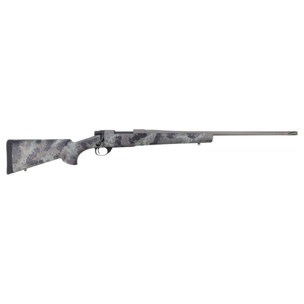 Howa M1500 Fence Line Mini Action Rifle 6mm ARC 5rd Capacity 22" Threaded Barrel Light Grey Camo Stock