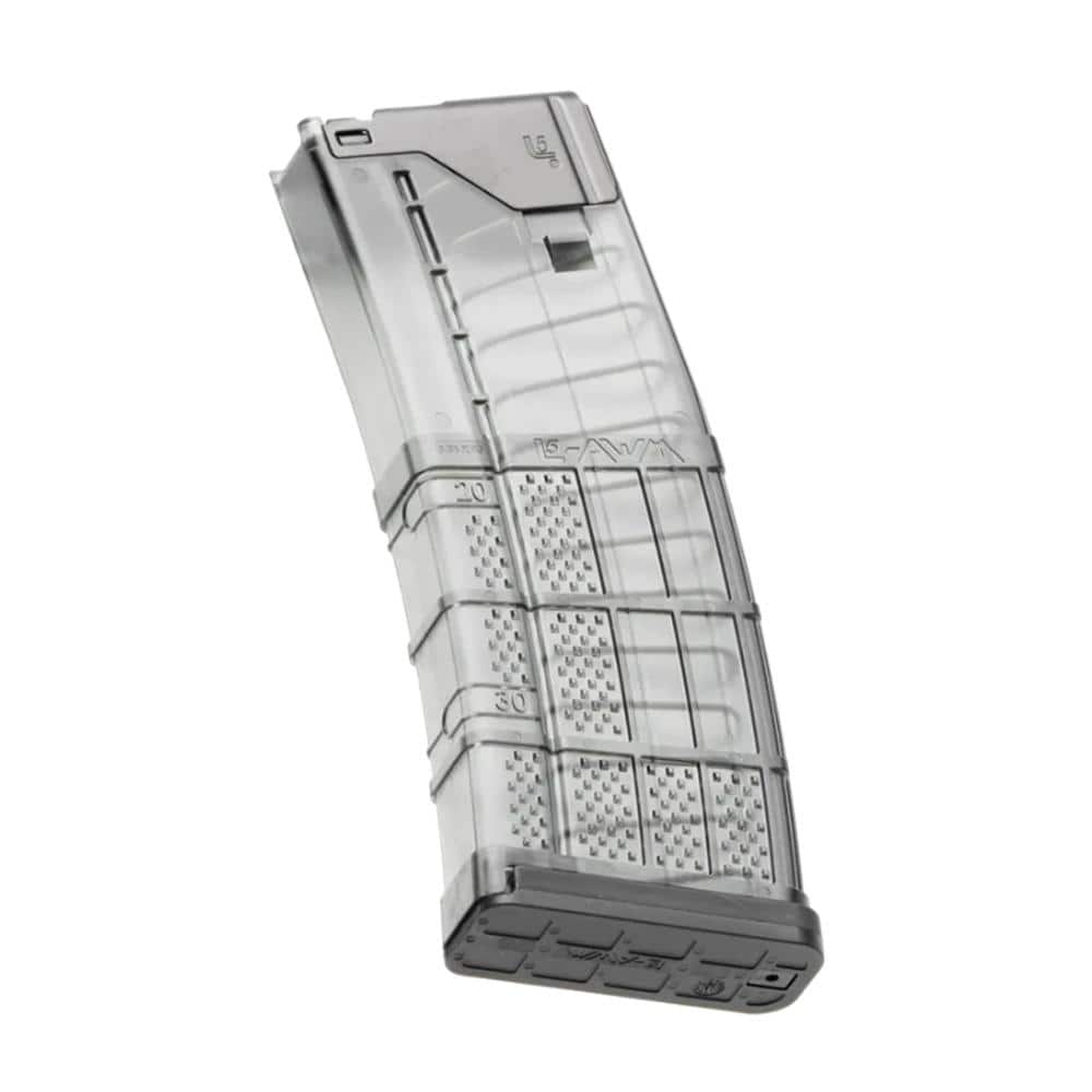 Lancer L5AWM Gen 2 Rifle Magazine Translucent Smoke .223/5.56 30/rd