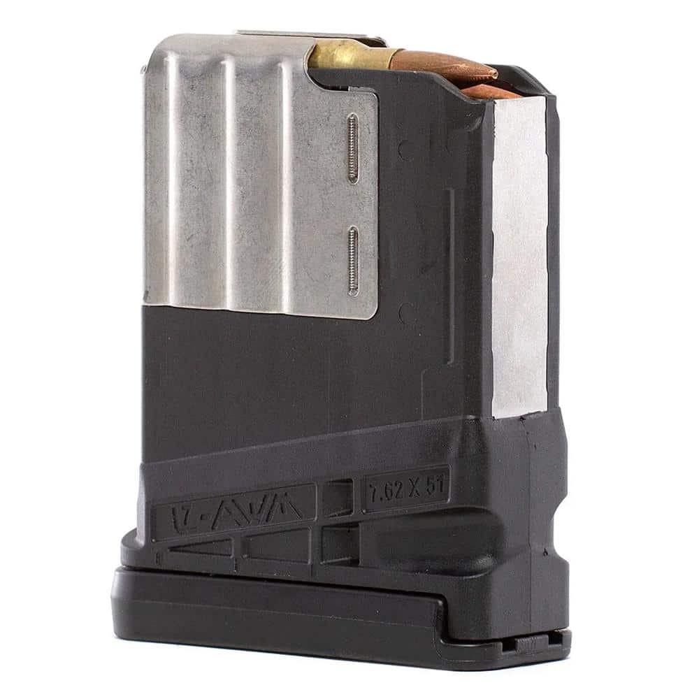 Lancer L7AWM Gen 2 Rifle Magazine Black .308 Win/7.62x5mm/6.5 Creedmoor 10/rd