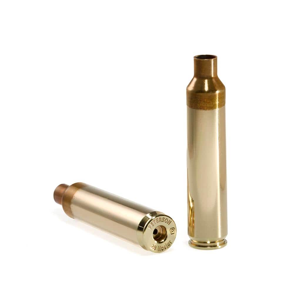 Peterson Unprimed Rifle Brass 28 Nosler - 50ct