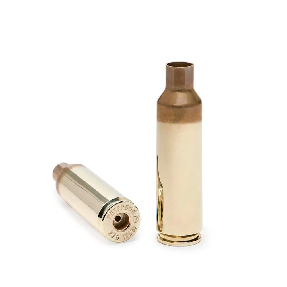 Peterson Unprimed Rifle Brass 270 WSM - 50/ct