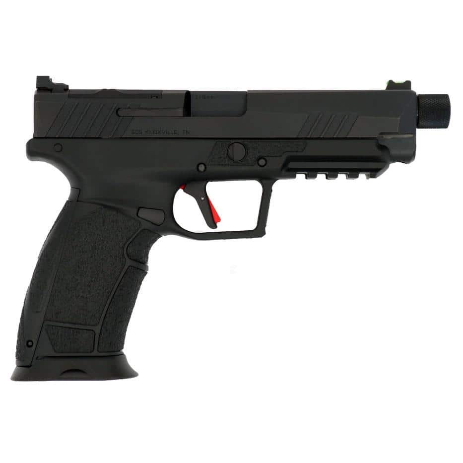 Tisas PX-9 Gen 3 Tactical BLK Semi Auto Pistol 9mm Luger 18rd & 20rd Magazines (2) 5.11" Threaded Barrel Black
