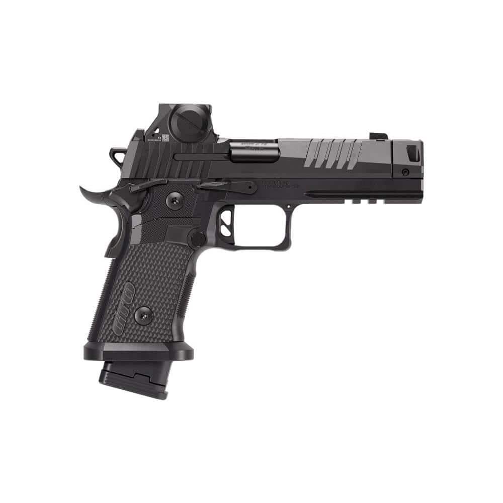 Sig Sauer P211-GTO Blackout Handgun 9mm Luger 21(2)&23(1)rd Magazines 4.4" Compensated Barrel with Romeo3 Pro SAO
