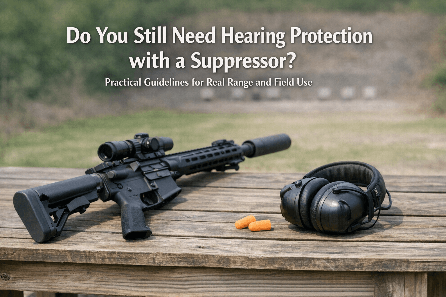 Do You Still Need Hearing Protection with a Suppressor? Practical Guidelines for Real Range and Field Use
