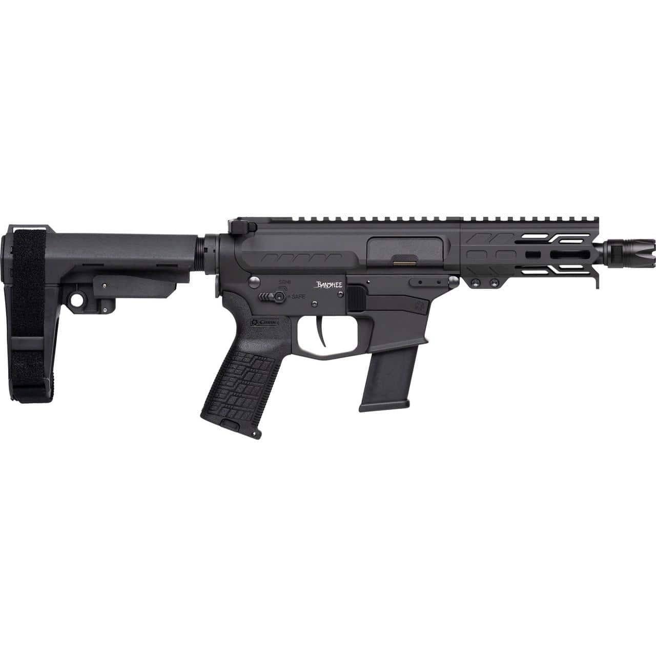 CMMG Banshee Fixed Ejector MkG Pistol .45 Auto 13rd Magazine 5'' Barrel Armor Black w/Brace