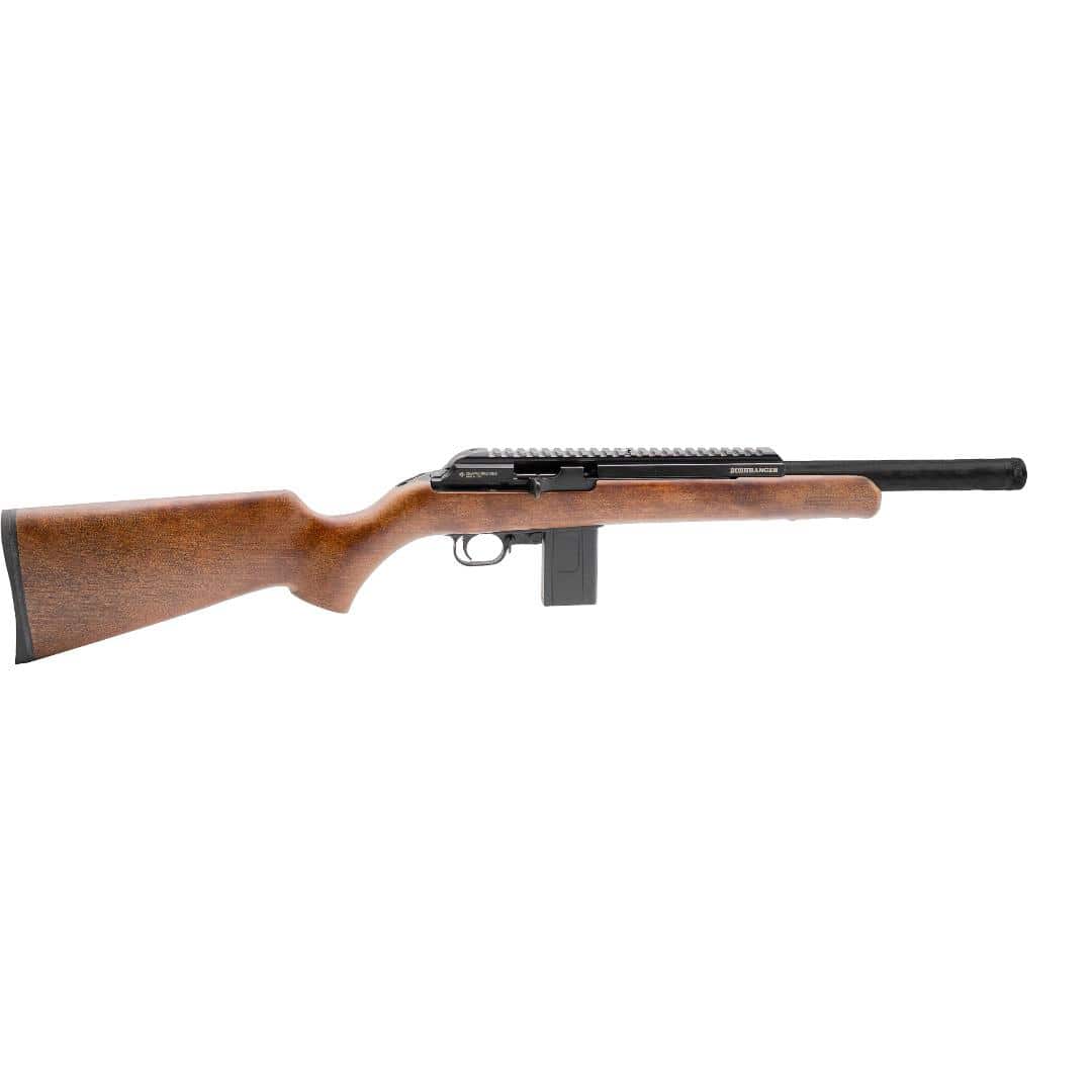 Chiappa Bushranger 22LR 16.5In Thrd Bbl (2)10Rd Blue Wd Stk
