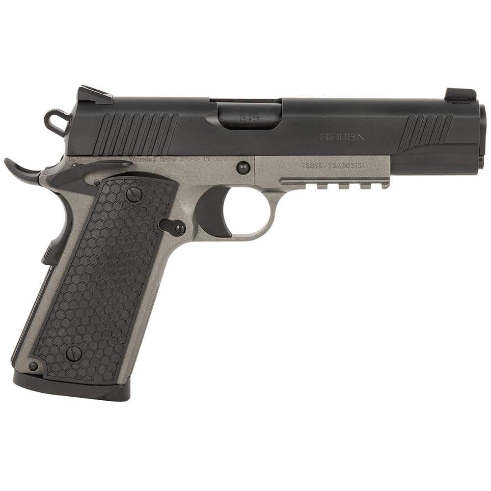 Girsan Untouchable MC1911S Government Handgun .45 ACP 9rd Magazine 5" Barrel Tungsten Black