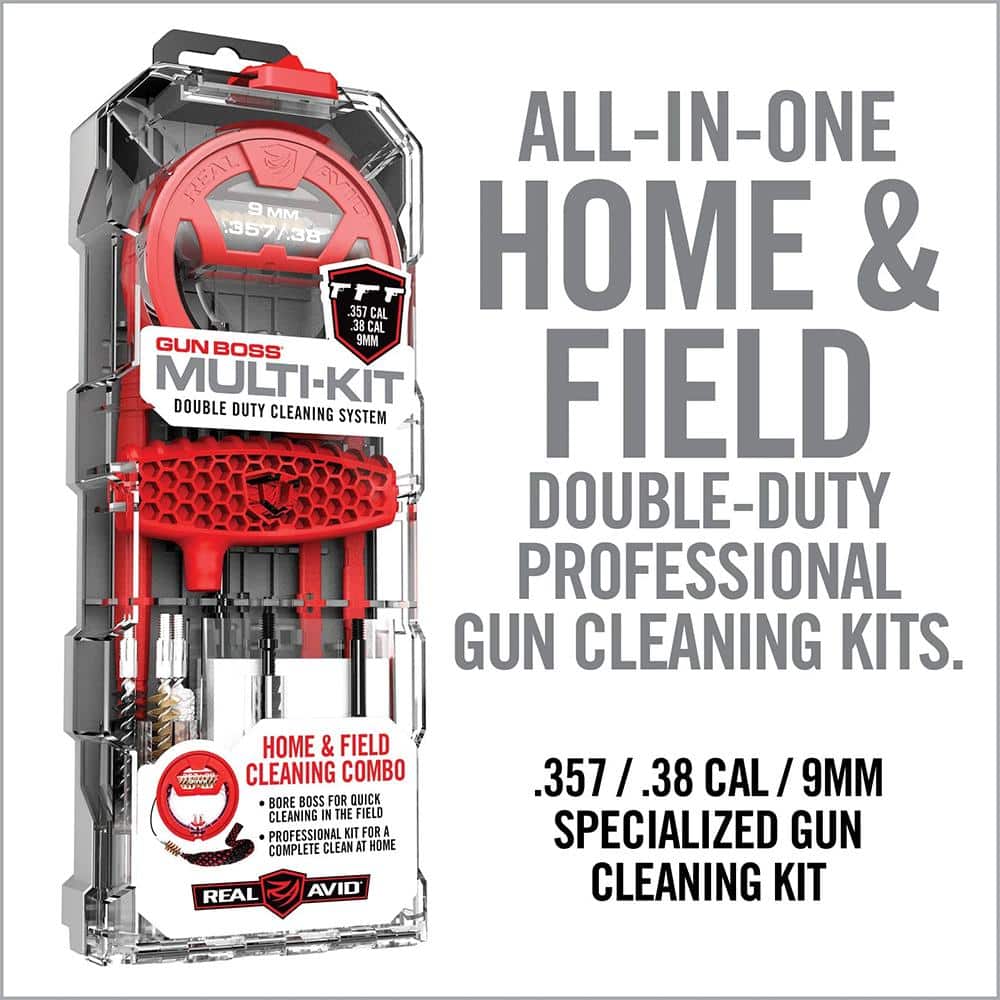 Real Avid Gun Boss Multi-Kit .357 cal/.38 cal/9mm Luger