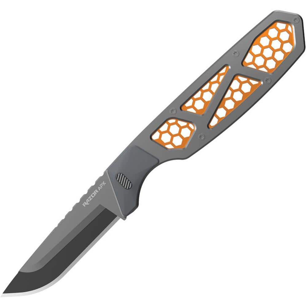Outdoor Edge 2.5'' Razor Apx Knife 5 Removable Blades Storage Scales
